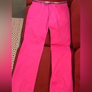 Cotton pink pants size 32 waist
